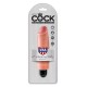 VIBRADOR REALÍSTICO KING COCK VIBRATING STIFFY 6” BRANCO