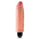 VIBRADOR REALÍSTICO KING COCK VIBRATING STIFFY 6” BRANCO