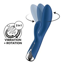 VIBRADOR SPINNING RABBIT 1 AZUL SATISFYER