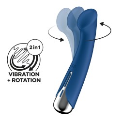 VIBRADOR SPINNING G-SPOT 1 AZUL SATISFYER