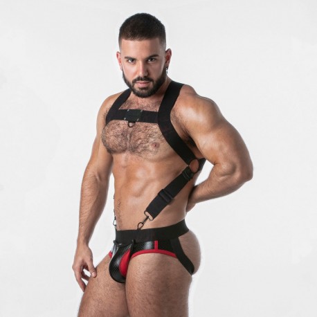 ARNÊS CORPORAL RUB IT LOCKER GEAR VERMELHO