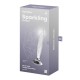 DILDO DE VIDRO SPARKLING CRYSTAL TRANSPARENTE SATISFYER