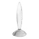 DILDO DE VIDRO SPARKLING CRYSTAL TRANSPARENTE SATISFYER