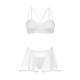 CONJUNTO DE 3 PEÇAS PEONY BRANCO BEAUTY NIGHT FASHION