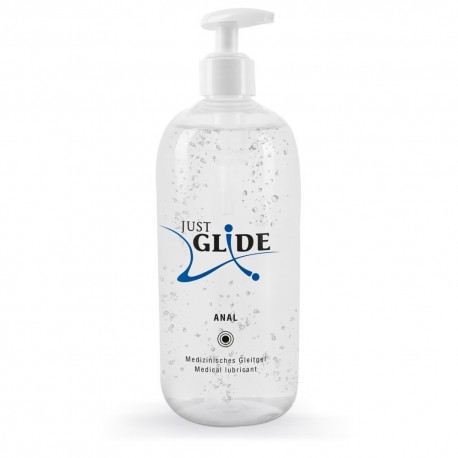 LUBRIFICANTE À BASE DE ÁGUA ANAL 500ML JUST GLIDE