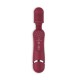 MASSAJADOR DE CLITÓRIS SILICONE MASSAGE WAND SHOTS TOYS VERMELHO